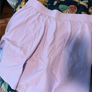 Lilac Honeymark swimleisure set - skirt, swim bottoms, top, all size large
